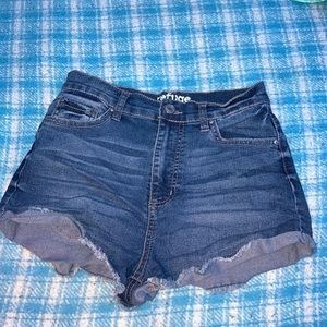 Denim shorts